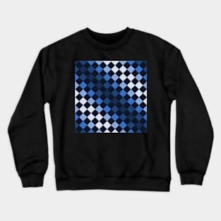 Blue Scales Pattern Crewneck Sweatshirt